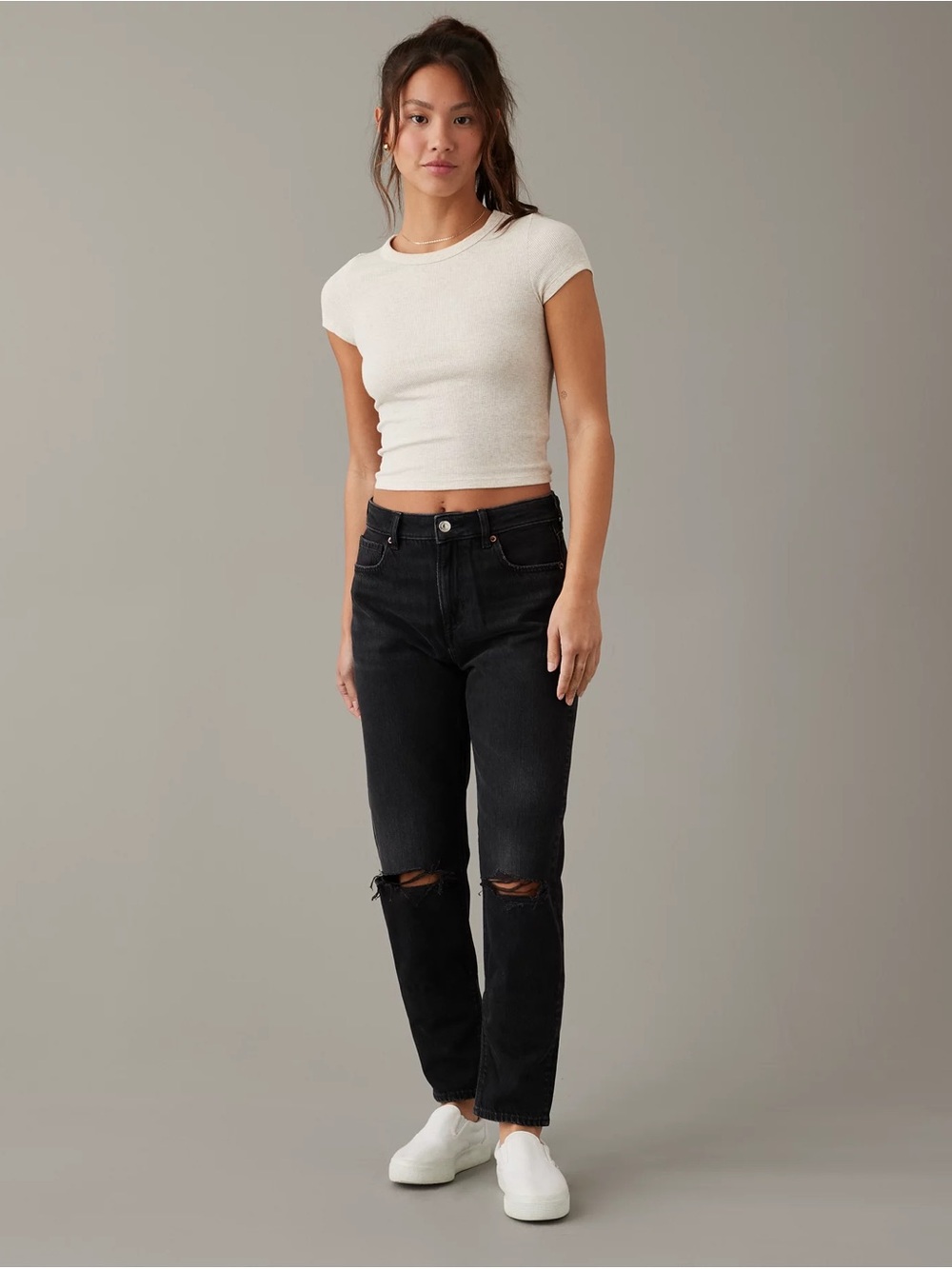American Eagle Strigid Mom Jean